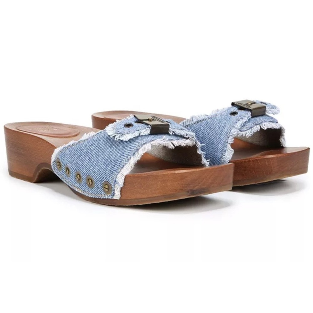 NEW without box RE/DONE Dr Scholl's Size 10 Original Indigo Denim Shoes Sandal